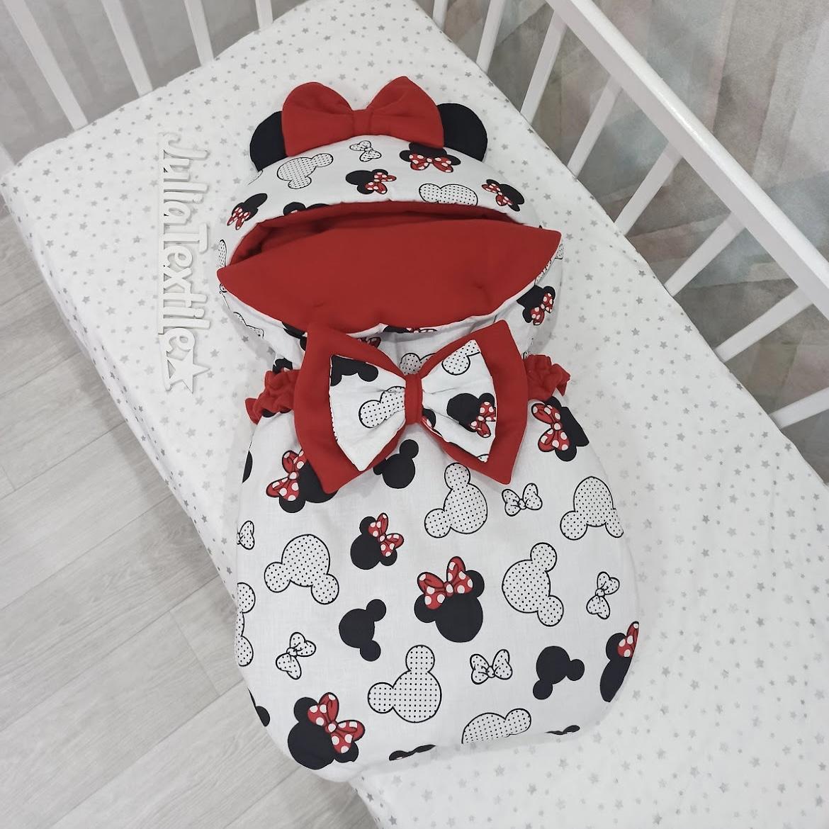 Sacco nanna con la stampa classico minnie rosso bianco