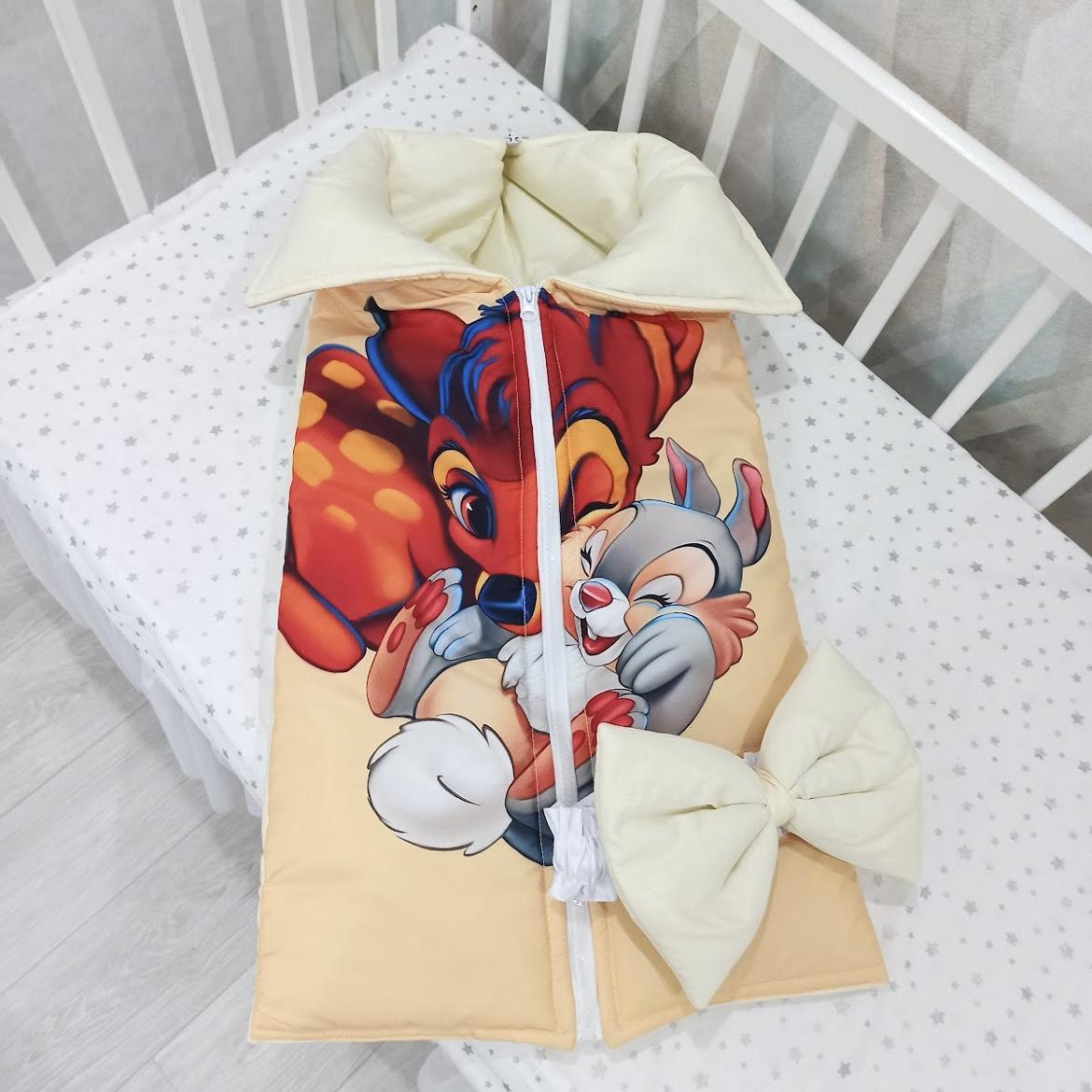 Sacco nanna bambi e tamburino beige oro