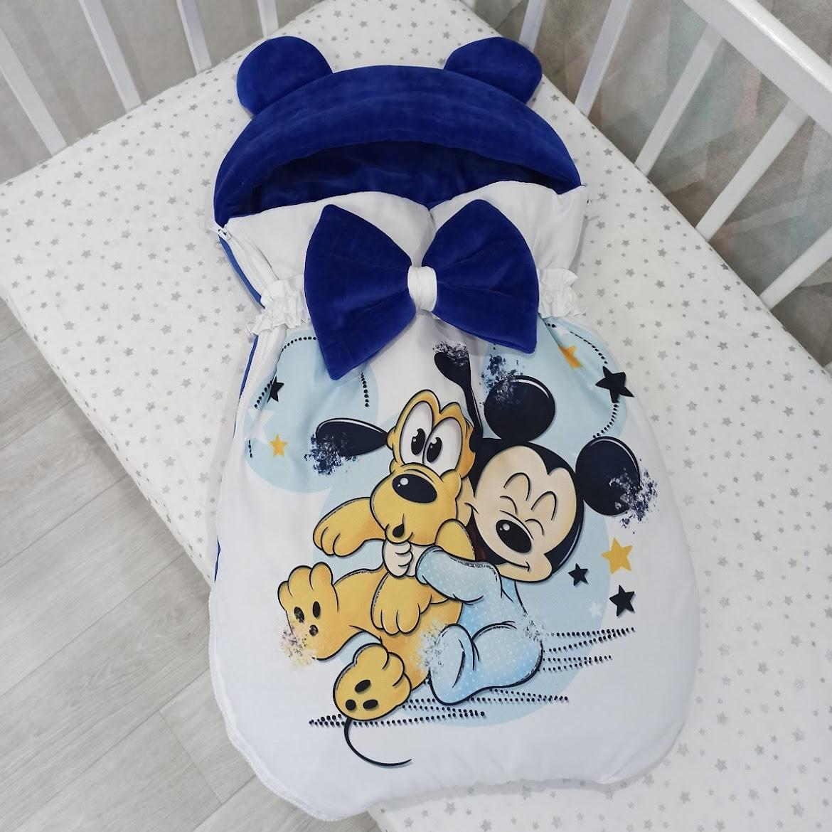Sacco nanna con la stampa Mikey e pluto bianco blu