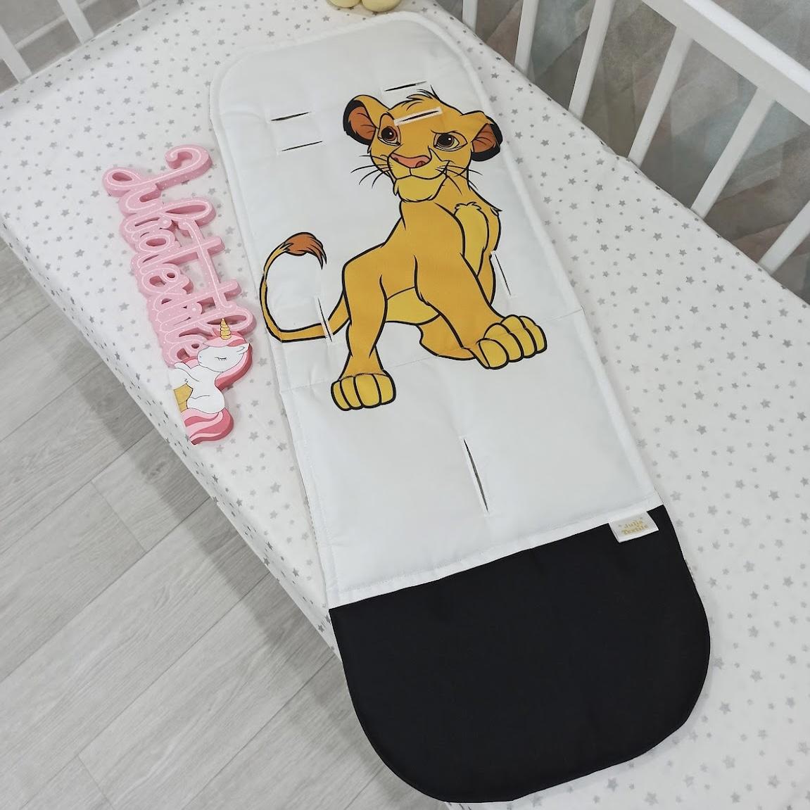 Materasso per passeggino Simba beige bianco