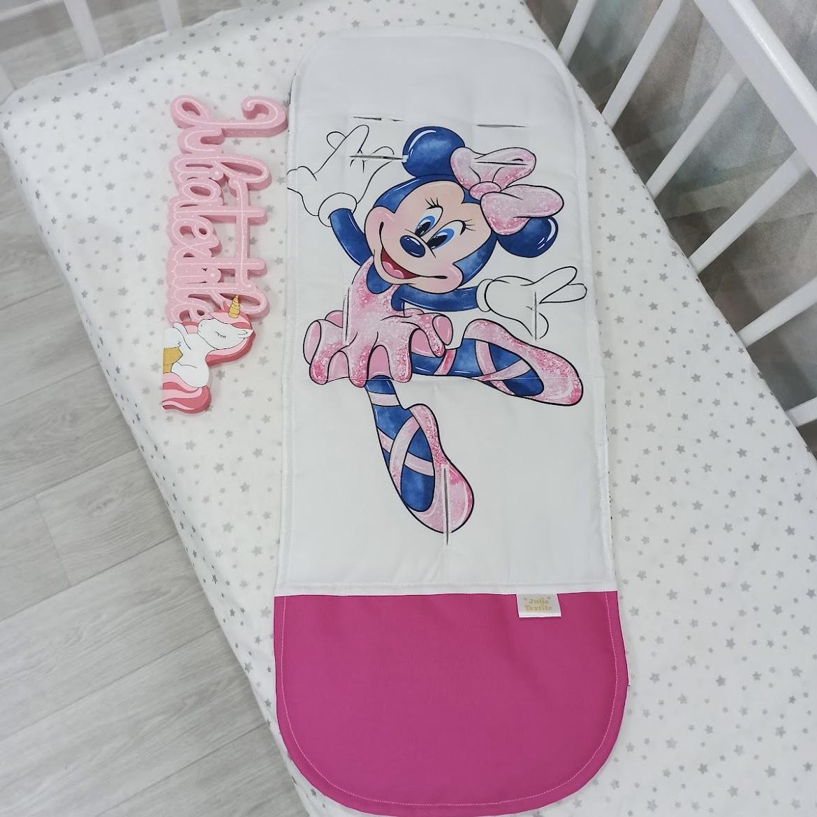 Materasso per passeggino con la stampa minnie ballerina