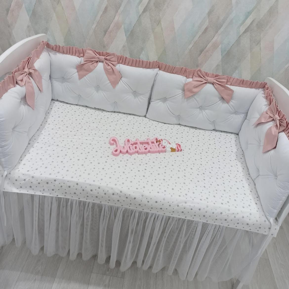 Kit completo classico con perline rosa bianco