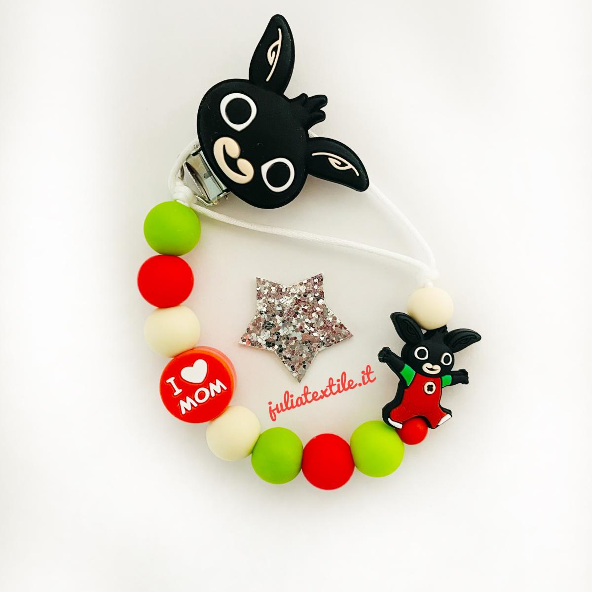 Chain with name bing white red