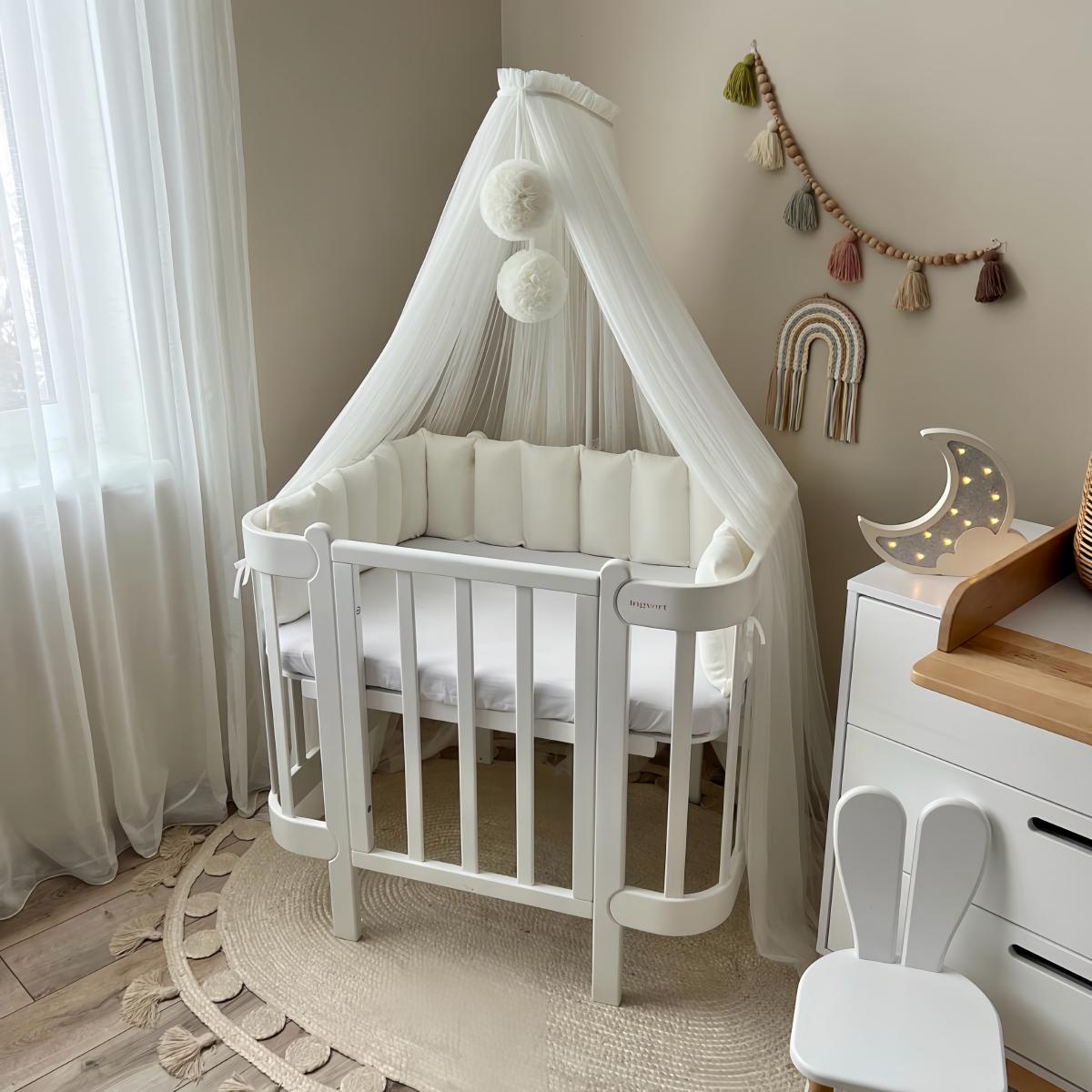 Greek Veil in Tulle - Milk Color