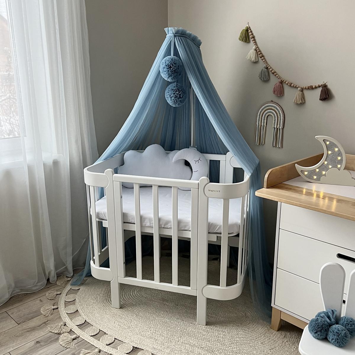 Velo Greco in Tulle - Colore Steel