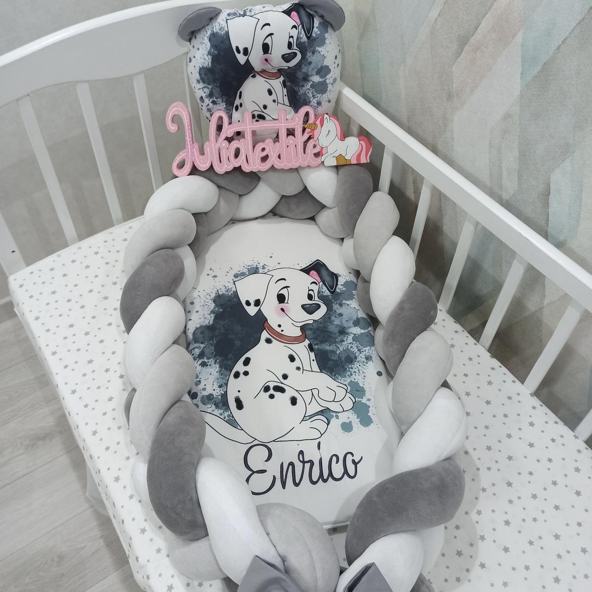 Riduttore Intrecciato Dalmata per Neonati - Sicurezza e Comfort