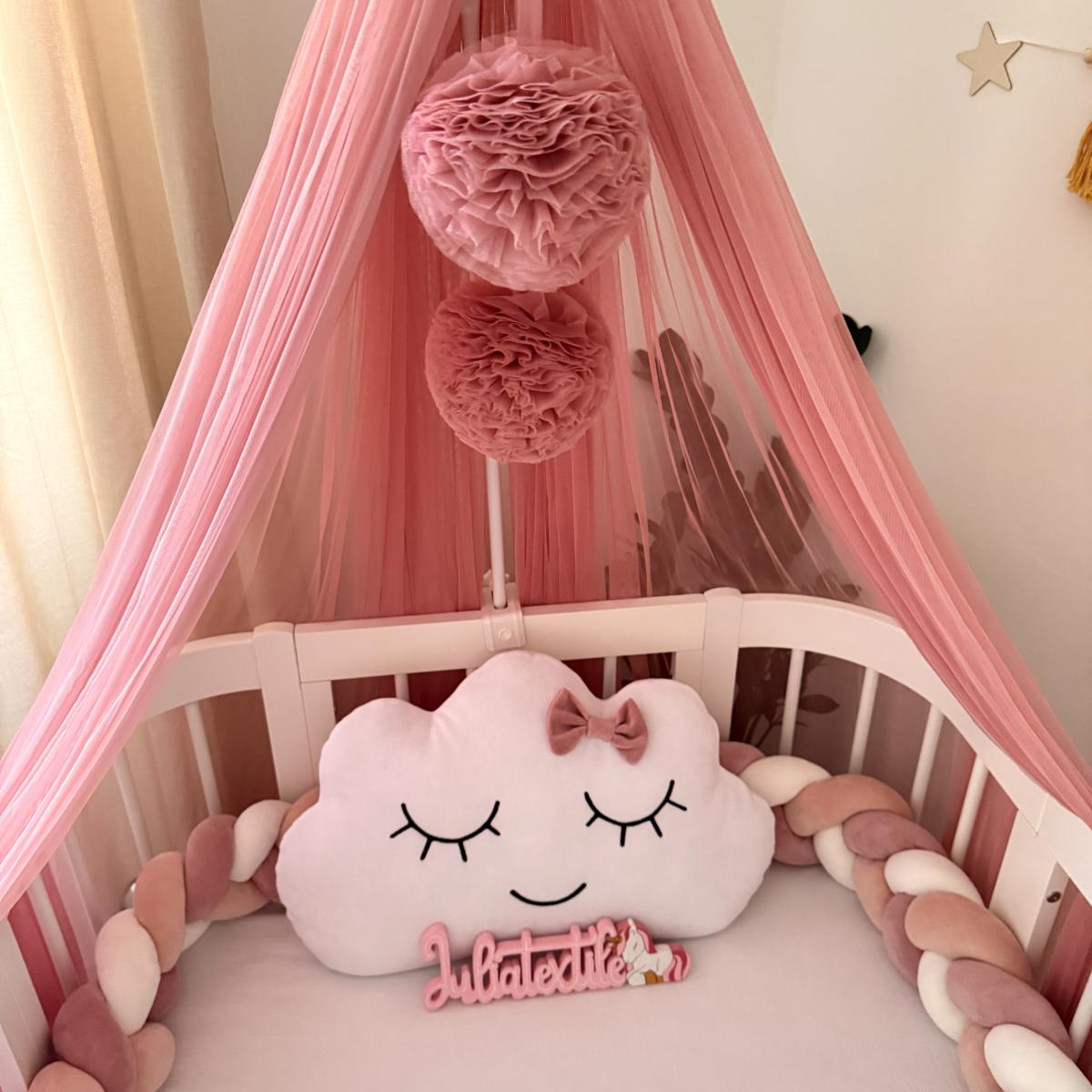 Pacchetto Fiocco di Luna – Cameretta Completa Artigianale con Lettino Trasformabile